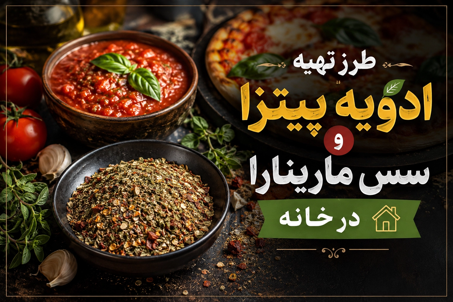 عکس شاخص مقاله طرز تهیه ادویه پیتزا