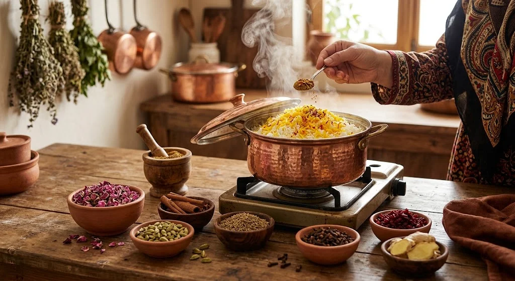 ادویه پلویی راز خوش عطر شدن پلوهای ایرانی